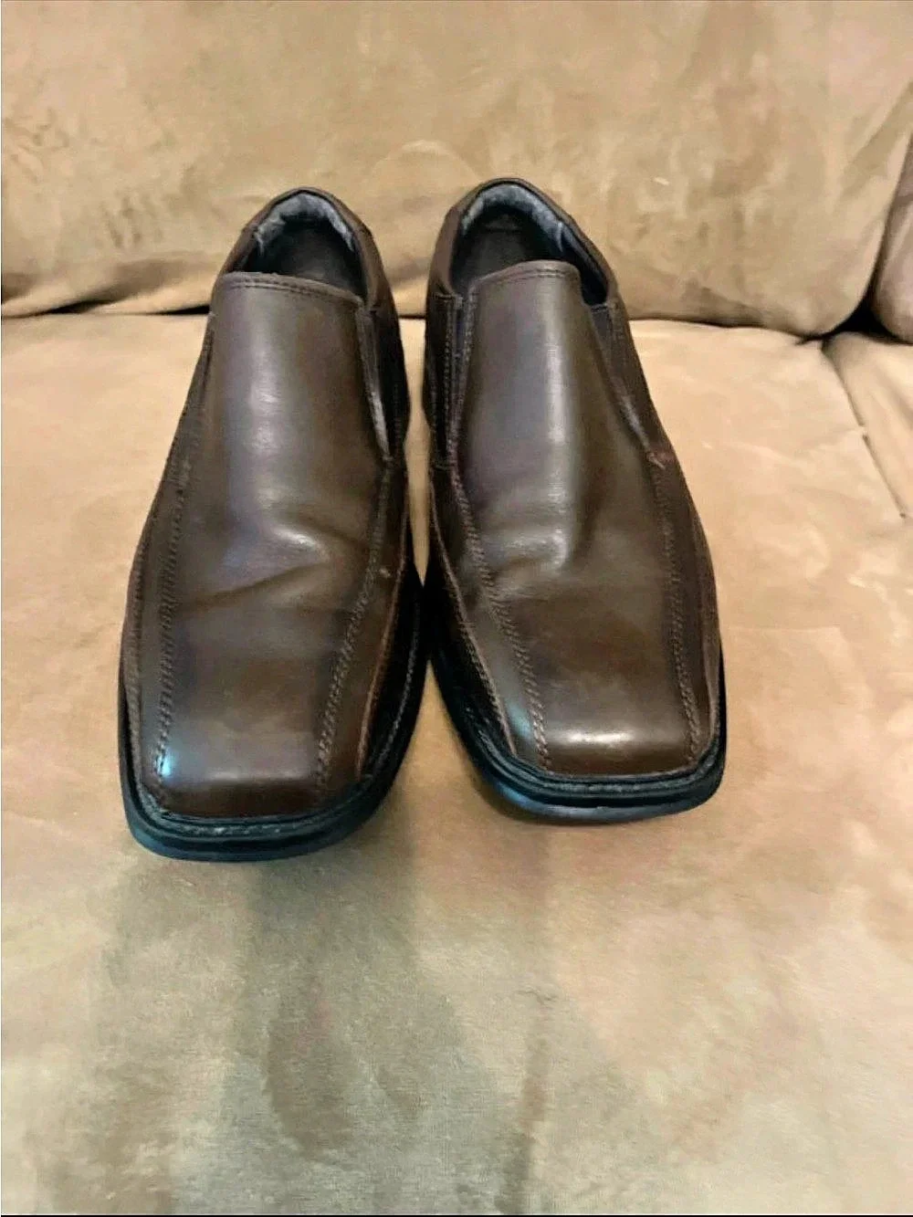 Dockers Men's Leather Loafers Brown US 8.5M